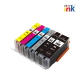 Starink PGI 750XL PGBK CLI 751XL High Yield Black Cyan Magenta Yellow Grey Ink