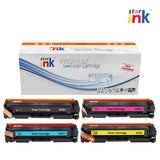 Starink 045H Black Cyan Magenta Yellow High Yield Toner Cartridge