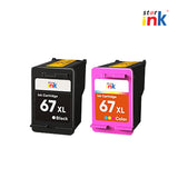 Starink 67XL Black Cyan Magenta Yellow High Yield Ink Cartridge